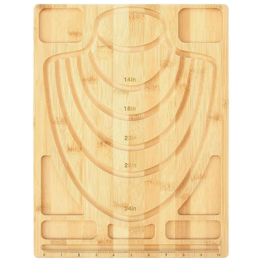 Wooden Beading Board DIY Bracelet Anklet String Design Bead Decoration Plate.