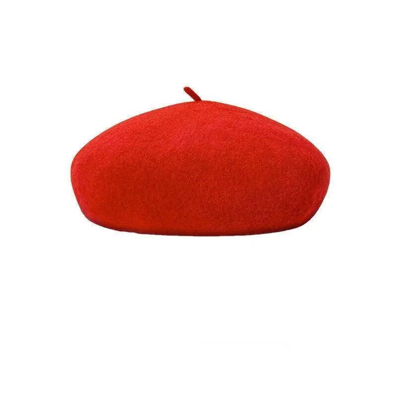 Women Ladies Beanie Wool French Beret Newsboy Hat Cap Winter Warm Hats Girls - Borland
