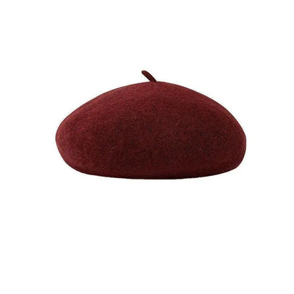 Women Ladies Beanie Wool French Beret Newsboy Hat Cap Winter Warm Hats Girls - Borland