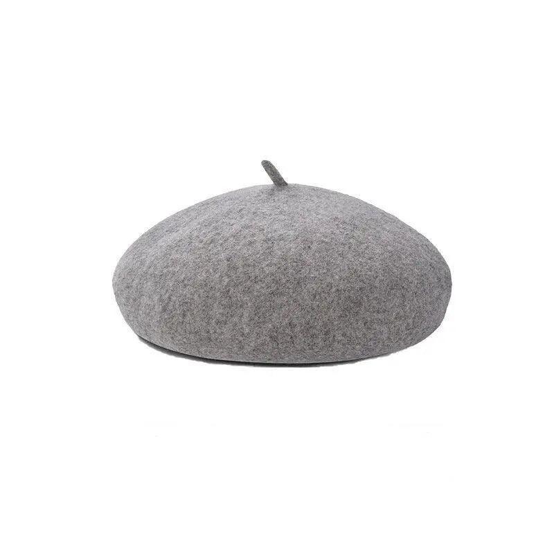 Women Ladies Beanie Wool French Beret Newsboy Hat Cap Winter Warm Hats Girls - Borland