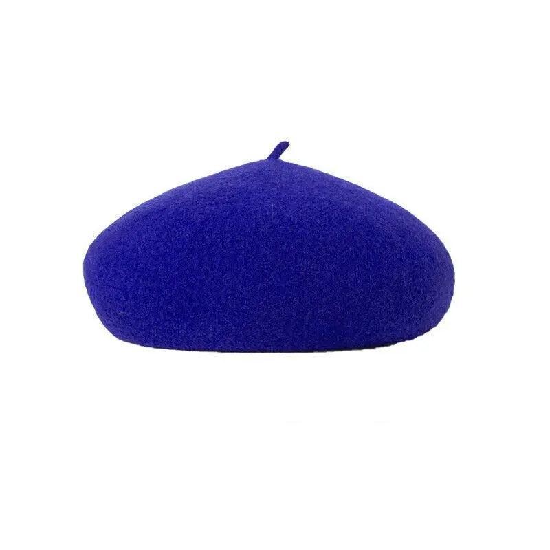Women Ladies Beanie Wool French Beret Newsboy Hat Cap Winter Warm Hats Girls - Borland