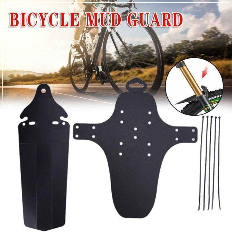 Mountain Bike Mud Guard Set Lightweight Front and Rear Fenders for MTB Bicycle.