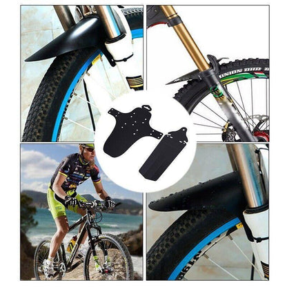 Mountain Bike Mud Guard Set Lightweight Front and Rear Fenders for MTB Bicycle.