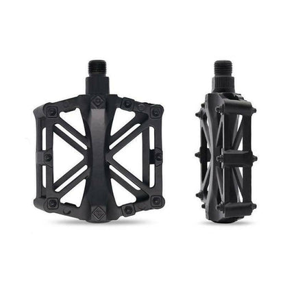 Bike Pedals Alloy Mountain Road MTB Colored Bicycle Nonslip Cycling Pedals 9/16" - Green.