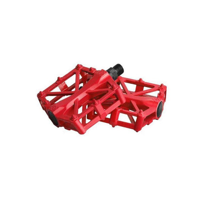 Bike Pedals Alloy Mountain Road MTB Colored Bicycle Nonslip Cycling Pedals 9/16" - Green.