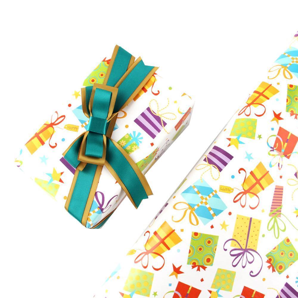 20pcs Cute Animal Cartoon Gift Wrapping Paper for Toys Bookskin and Crafts - Ice cream-20PCS