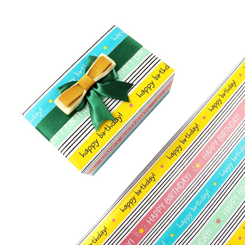 20pcs Cute Animal Cartoon Gift Wrapping Paper for Toys Bookskin and Crafts - Ice cream-20PCS