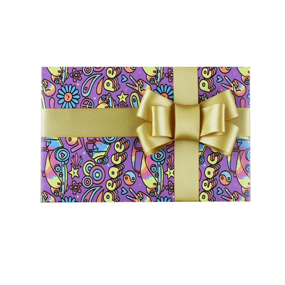 20pcs Cute Animal Cartoon Gift Wrapping Paper for Toys Bookskin and Crafts - Striped Birthday-20PCS