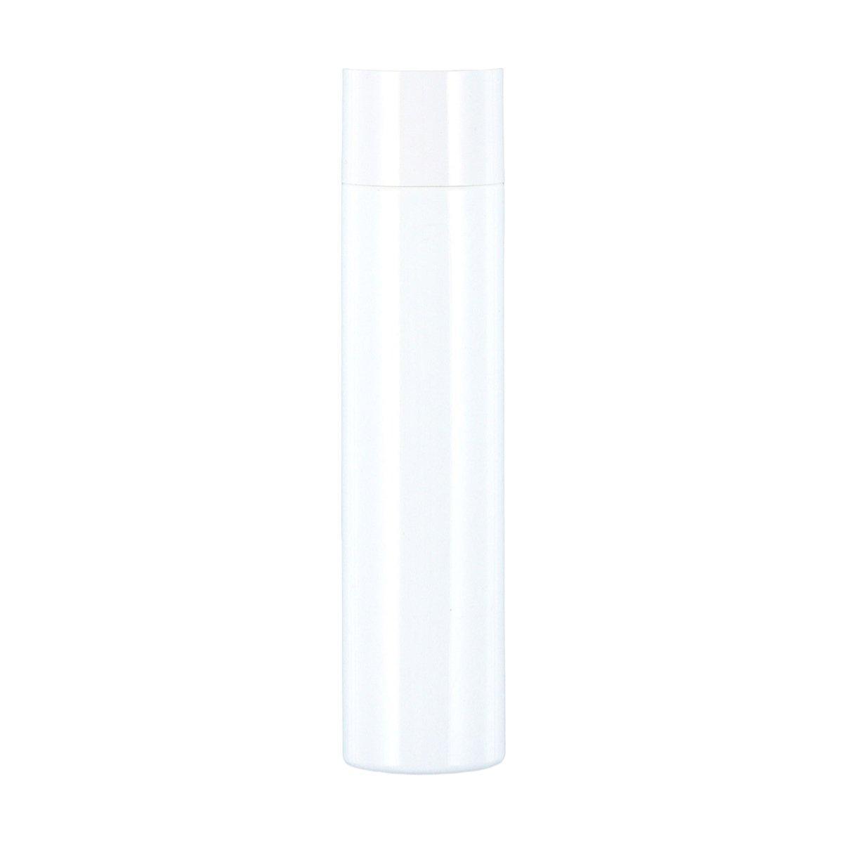 50/100/150ml Plastic Toner Lotion Bottles Refillable Travel Cosmetic Containers - White Lid + White Bottle - 150ml