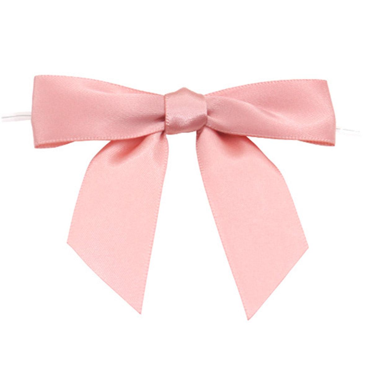 50pcs Bow Gift Packaging Sealing Tie Drawstring Baking Wrap Bag Decorative Ties - Orange