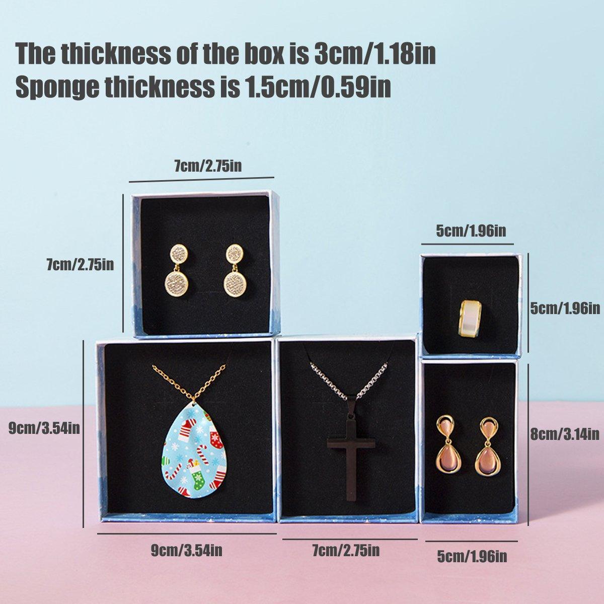20PCS Cloud Jewelry Box Earrings Necklace Ring Bracelet DisplayOrganizer - 7*7*3cmï¼Boxï¼.