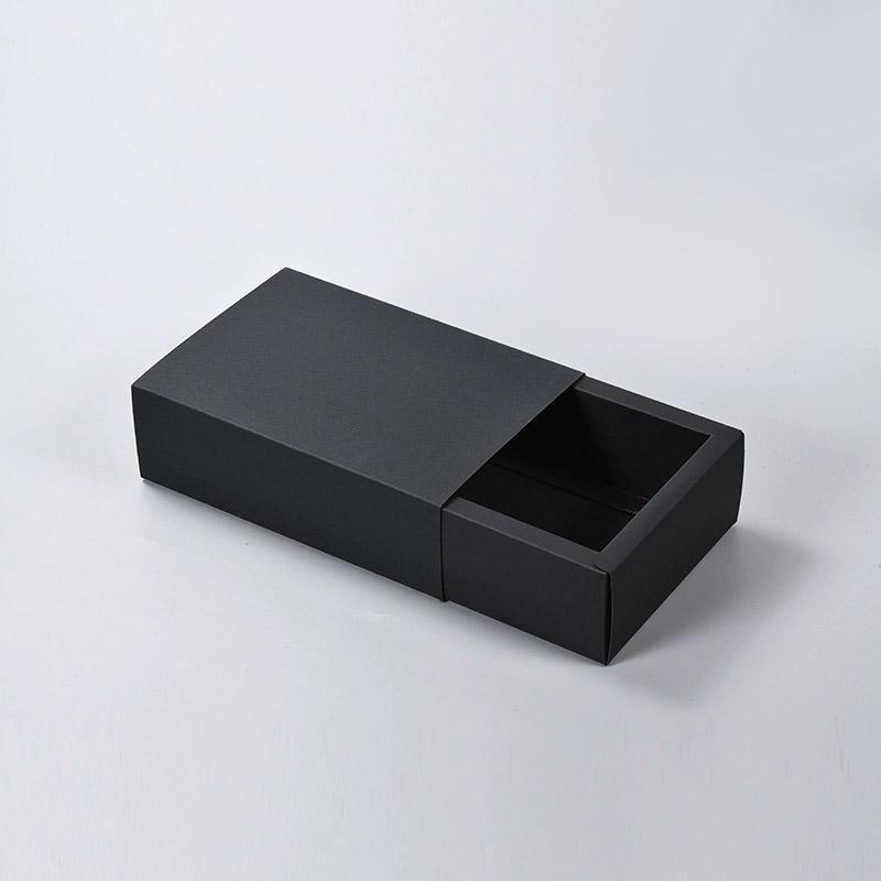 25X Black Kraft Paper Drawer Jewelry Package Necklace Bracelet Gift Package box - 20.5*15.5*4-25pcs.