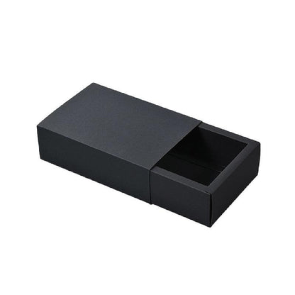 25X Black Kraft Paper Drawer Jewelry Package Necklace Bracelet Gift Package box - 20.5*15.5*4-25pcs.