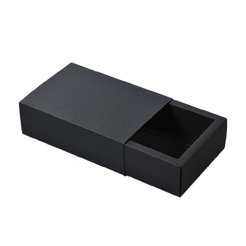 25X Black Kraft Paper Drawer Jewelry Package Necklace Bracelet Gift Package box - 20.5*15.5*4-25pcs.