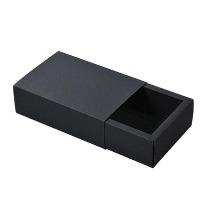 25X Black Kraft Paper Drawer Jewelry Package Necklace Bracelet Gift Package box - 20.5*15.5*4-25pcs.