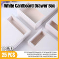 25X White Kraft Paper Drawer Jewelry Package Necklace Bracelet Gift Package box - 28*17*8.5-25pcs.