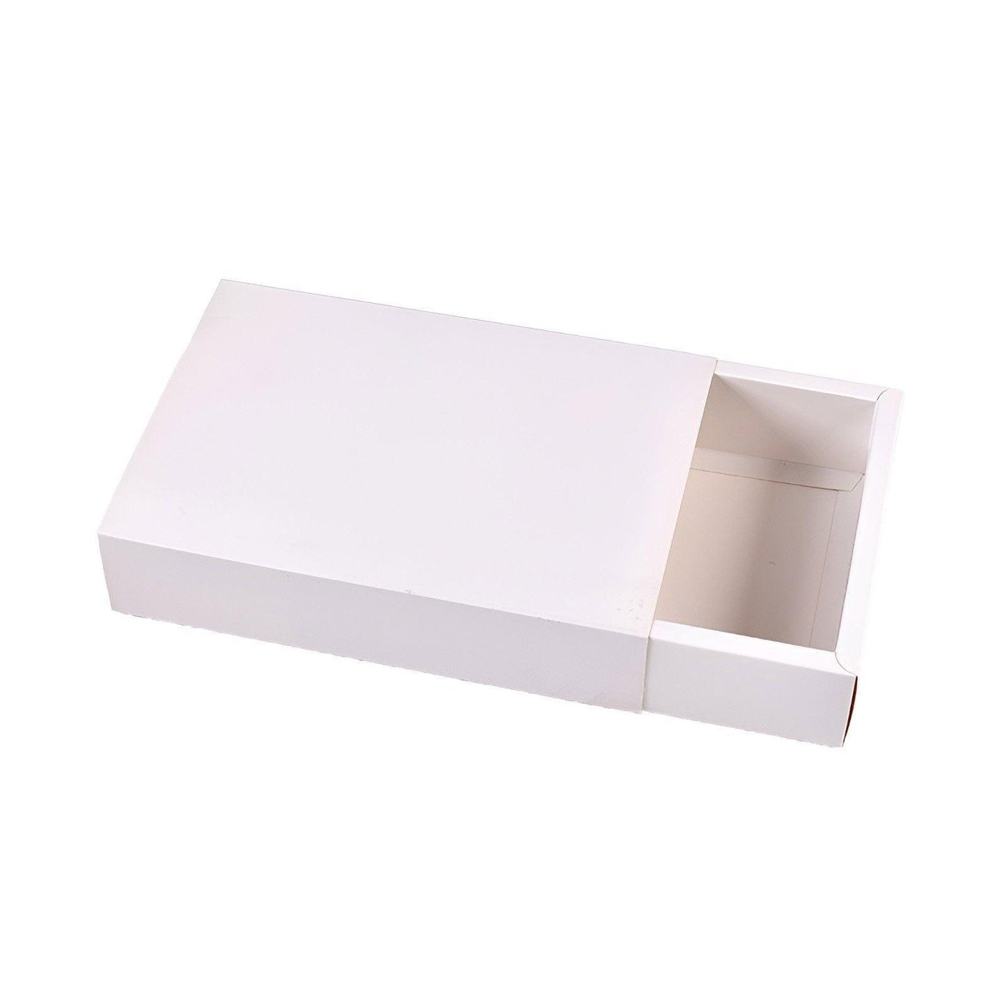 25X White Kraft Paper Drawer Jewelry Package Necklace Bracelet Gift Package box - 28*17*8.5-25pcs.