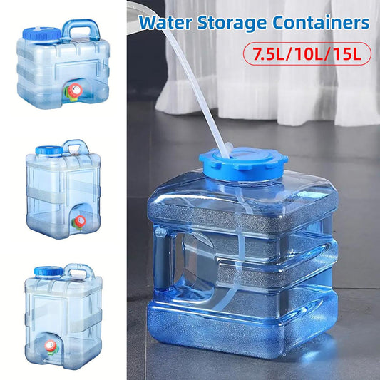 Outdoor Water Bucket Household Storage Car Water Tank Drinking Water Storage - 10L.