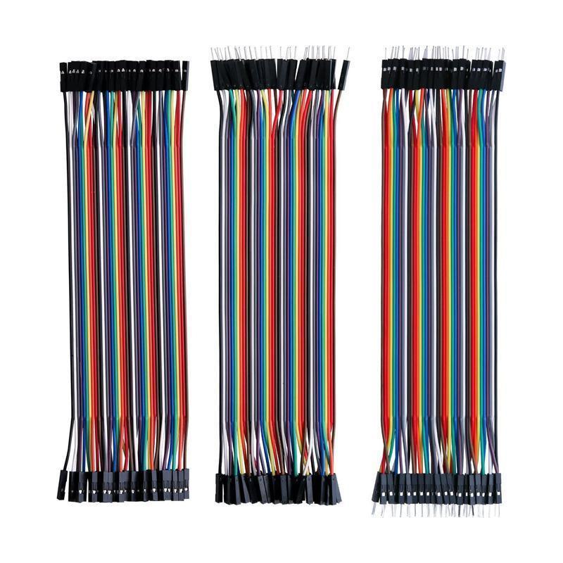 40PCS Dupont Cable 20cm Jumper Wire for Arduino RPi breadboard - Male to Male 20CM.