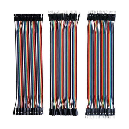 40PCS Dupont Cable 20cm Jumper Wire for Arduino RPi breadboard - Male to Male 20CM.