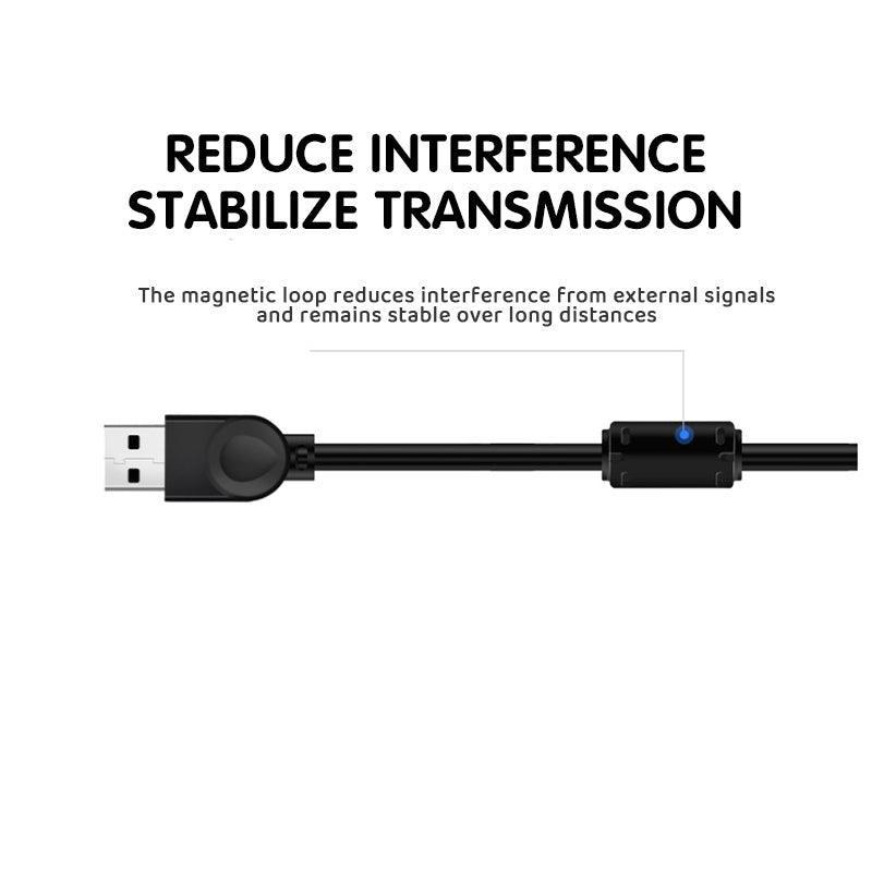 Usb Extension Data Cable 2.0 A Male To A Female Long Cord For Macbook & Computer - 10 m.