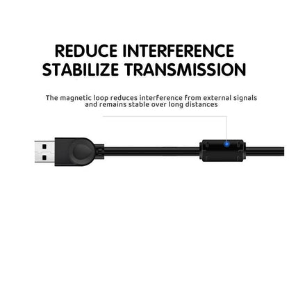 Usb Extension Data Cable 2.0 A Male To A Female Long Cord For Macbook & Computer - 10 m.
