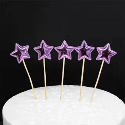 Happy Birthday Acrylic Cake Topper Cake Decoration Golden Silver Party - Silver-Crown