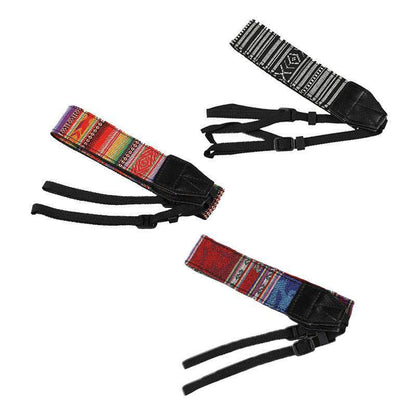 Camera Strap Compatible With Sony Nikon Olympus Dslr Canon Vintage Shoulder Neck - Red.