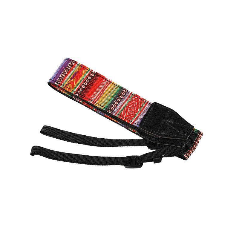 Camera Strap Compatible With Sony Nikon Olympus Dslr Canon Vintage Shoulder Neck - Red.