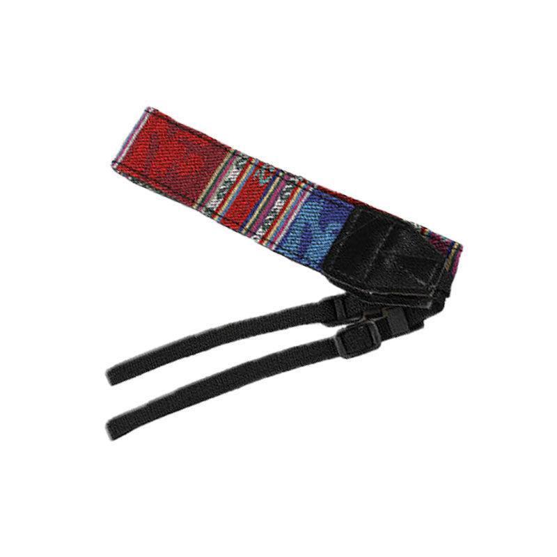 Camera Strap Compatible With Sony Nikon Olympus Dslr Canon Vintage Shoulder Neck - Red.
