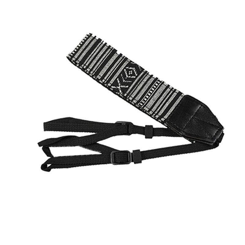 Camera Strap Compatible With Sony Nikon Olympus Dslr Canon Vintage Shoulder Neck - Red.