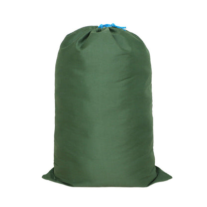 Canvas Drawstring Large Bag Pouch Clothes Craft Storage Laundry - Black-48X80cm