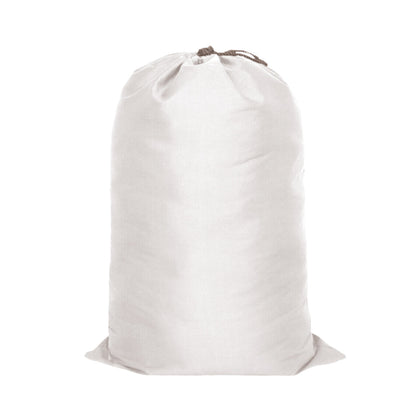 Canvas Drawstring Large Bag Pouch Clothes Craft Storage Laundry - Black-48X80cm