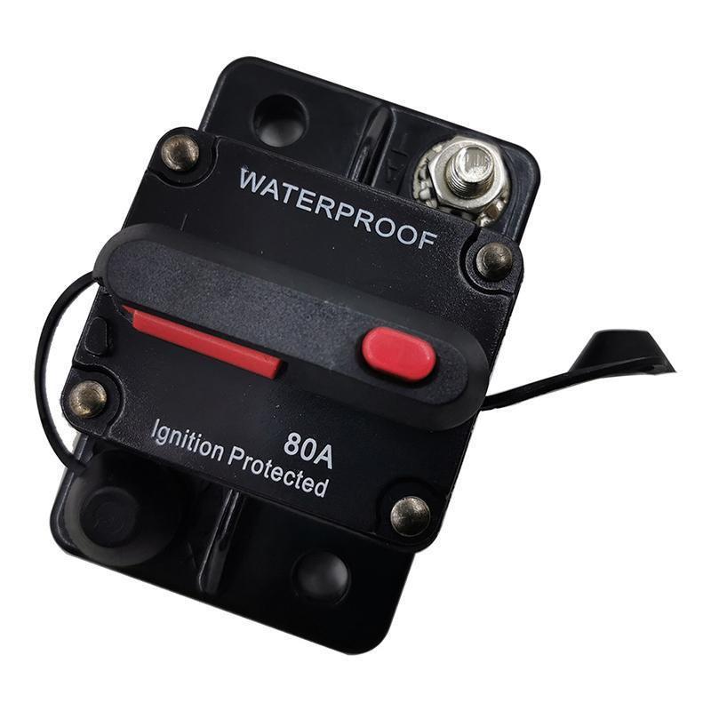 Waterproof Car Circuit Breaker Fuse Reset 30-300A AMP 12V-48V DC Car Boat IP67 - 30A.