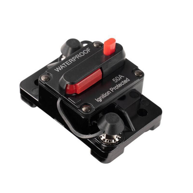 Waterproof Car Circuit Breaker Fuse Reset 30-300A AMP 12V-48V DC Car Boat IP67 - 30A.