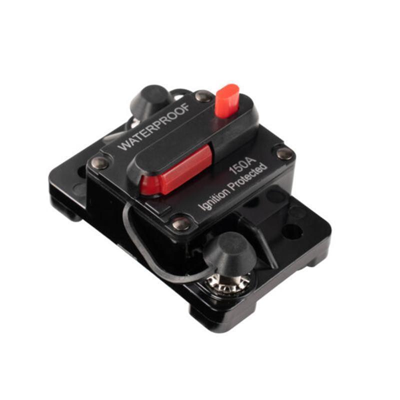 Waterproof Car Circuit Breaker Fuse Reset 30-300A AMP 12V-48V DC Car Boat IP67 - 30A.