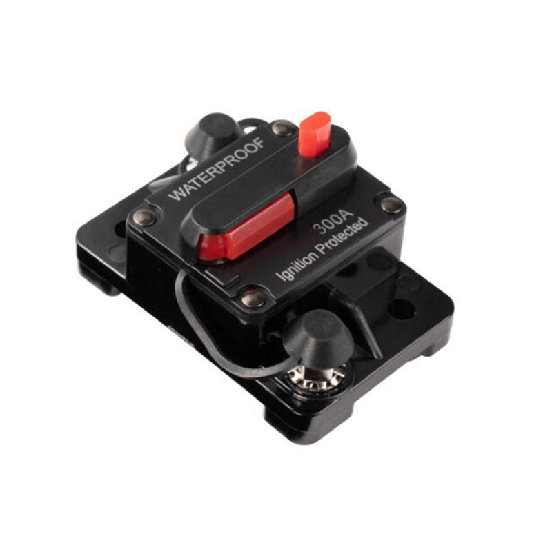 Waterproof Car Circuit Breaker Fuse Reset 30-300A AMP 12V-48V DC Car Boat IP67 - 30A.