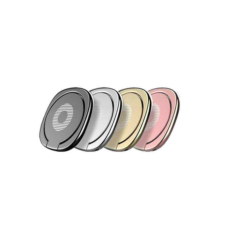 Iring Phone Ring Finger Holder Stand Mobile Grip with Mount Hook for iPhone and iPad - Black.