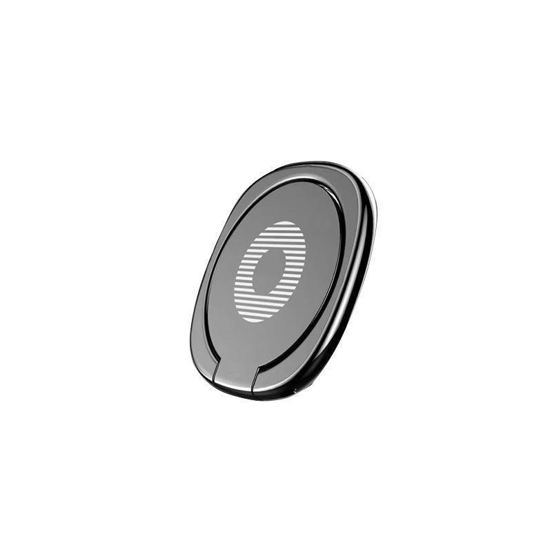 Iring Phone Ring Finger Holder Stand Mobile Grip with Mount Hook for iPhone and iPad - Black.