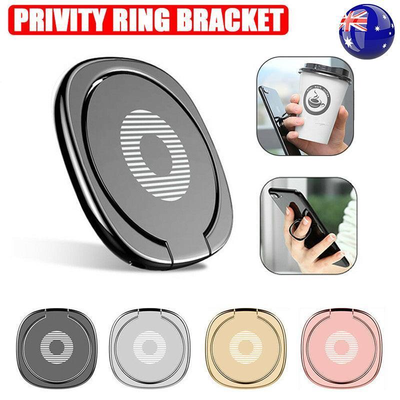 Iring Phone Ring Finger Holder Stand Mobile Grip with Mount Hook for iPhone and iPad - Rose Gold.