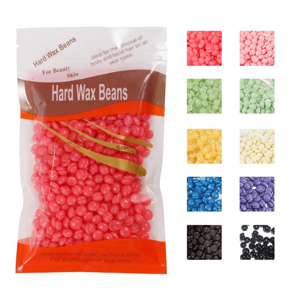 300G Hard Wax Bean No Strip No Pain Hot Film Body Waxing Hair Removal Depilatory - Choclate