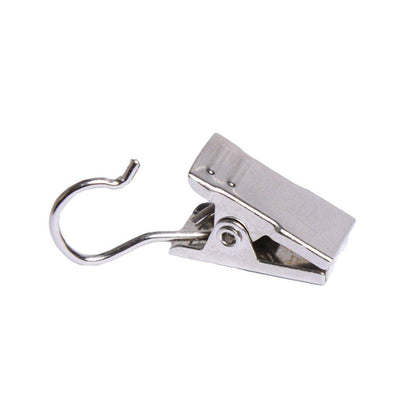 50PCS Stainless Steel Curtain Clip Hooks Strong Load-bearing Shower Accessories - Copper