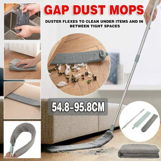 Retractable Gap Dust Cleaner Long Handle Flexible Gap Dust Mops For Sofa Bed Hover Image