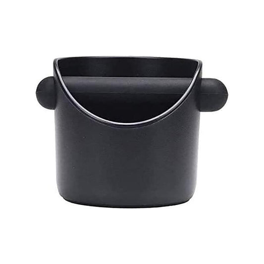 Coffee Knock Box Espresso Grounds Bin with Non Slip Base and Rubber Knock Bar 550ml.