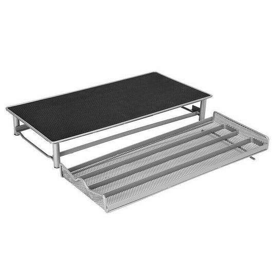 Coffee Capsule Drawer Holder for 40 Nespresso Pods with Non-Slip Top Rack.
