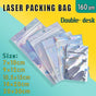 100/200X Iridescent Zip Bags for Food Storage & Holographic Makeup Pouch - 20*30cm 200PCS