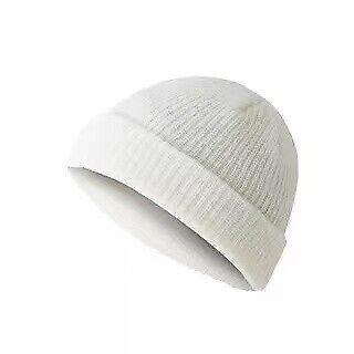 Men Women Mini Fisherman Beanie Winter Spring Hat Soft Knitted Docker Skull Cap - Army Green