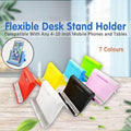 Desk Stand Holder for Mobile Phone Tablet iPad iPhone Samsung Universal Mount - Red.