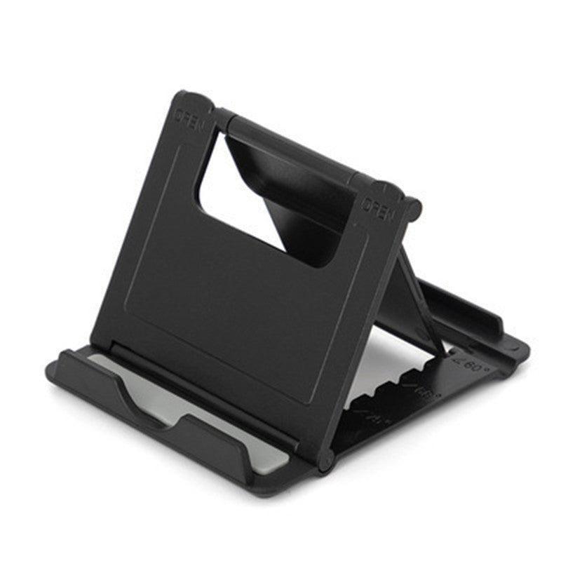 Universal Foldable Tablet and Phone Stand Adjustable Portable Desk Holder - Yellow.