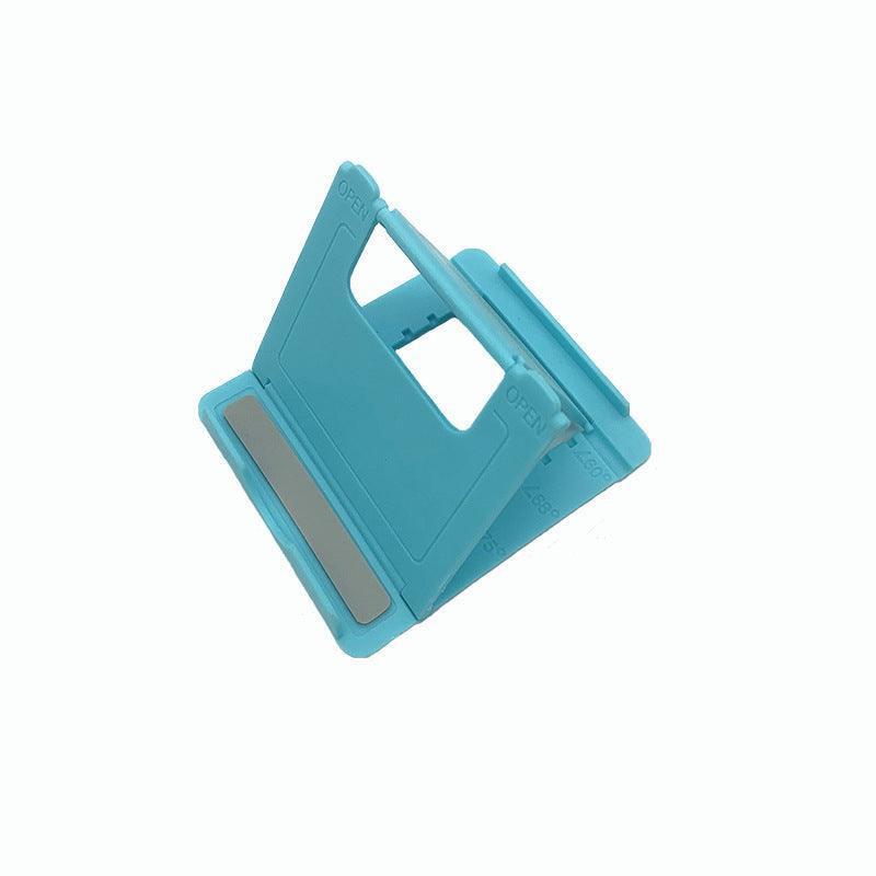 Universal Foldable Tablet and Phone Stand Adjustable Portable Desk Holder - Yellow.